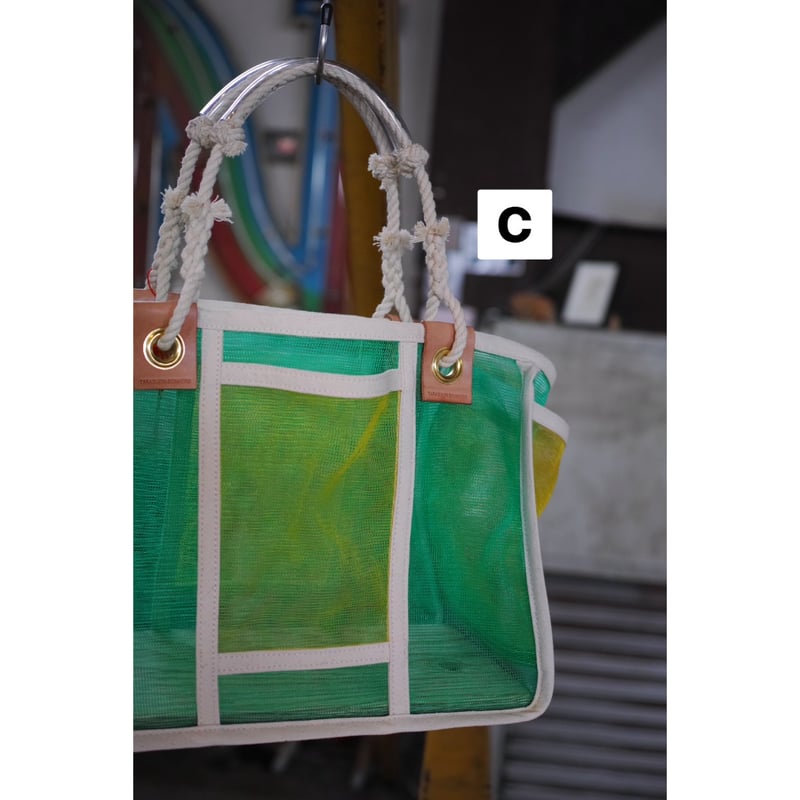 TARASUKIN BONKERS, みかん網のKNOT bag ''TOOL TOTE''