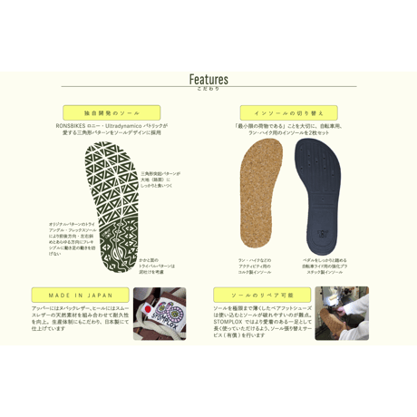 STOMPLOX, Trail wormシューズ