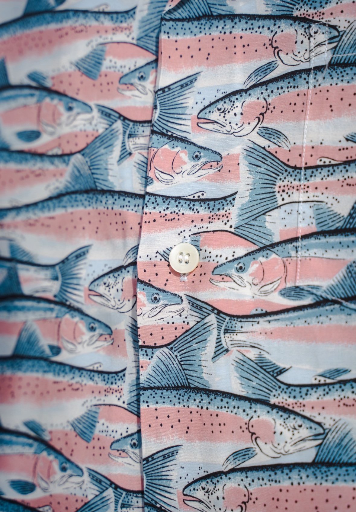 South2 West8, S/S Open Collar Shirt-Trout | Pur
