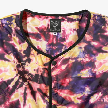 South2 West8, Filling Jackt-Poly Taffeta Tie Dye Printed