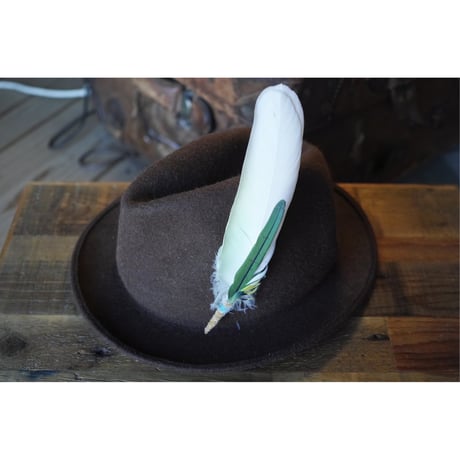 She Dances on Water, Unique and individual Feather Hat Pin