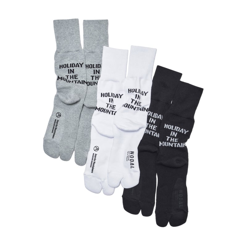 HOLIDAY IN THE MOUNTAIN ソックス 3足セット新品 Mountain Research,H.I.T.M. Tabi Pack | Purveyors