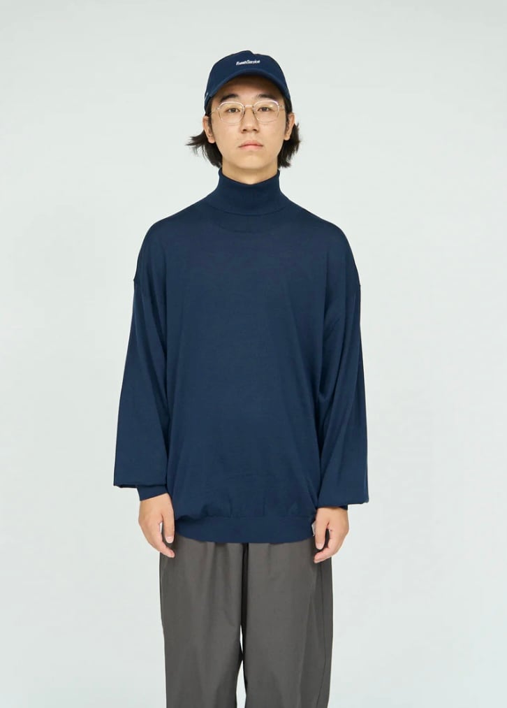 FreshService, TECH HIGH GAUGE HIGH NECK KNIT |