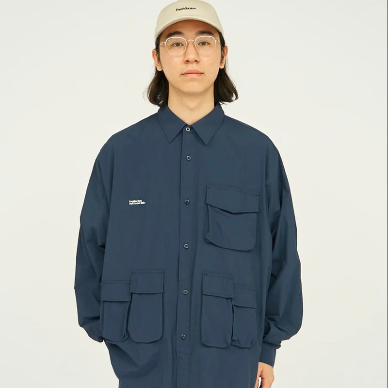 FreshService, NYLON TAFFETA MULTI POCKET SHIRT 
