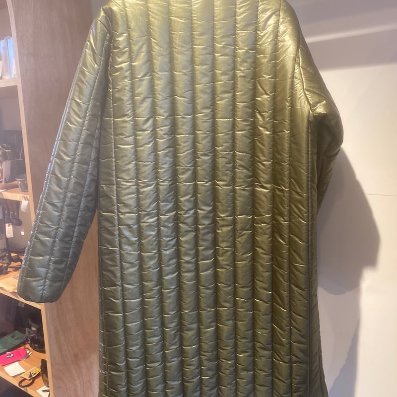 South2 West8, Quilted V Neck Coat Nylon Ripstop