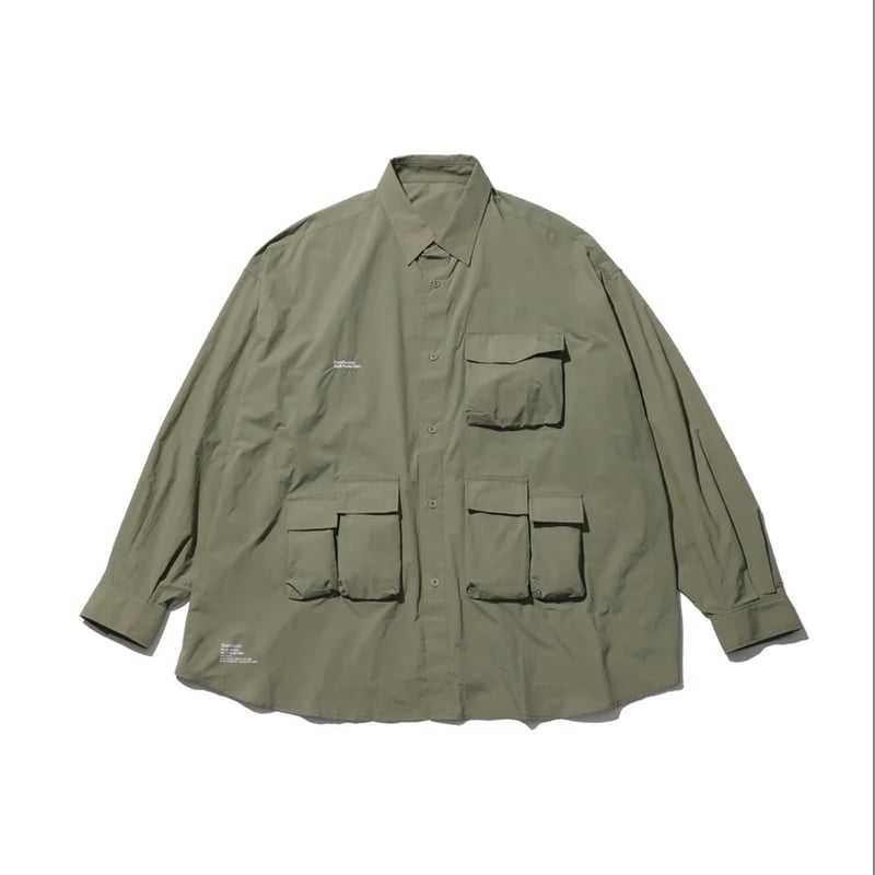 FreshService, NYLON TAFFETA MULTI POCKET SHIRT 