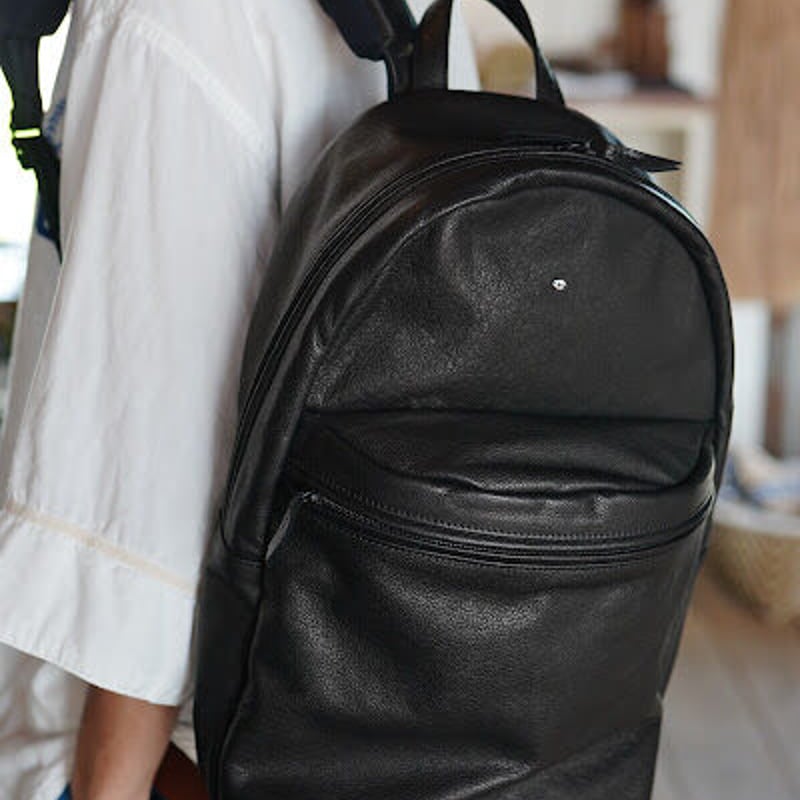 PORTER CLASSIC, LEATHER NEWTON RUCKSACK | Purve...