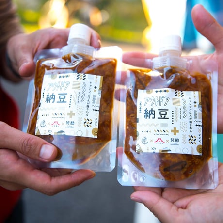 Purveyors×五味醤油×発酵デパートメント, アウトドア納豆