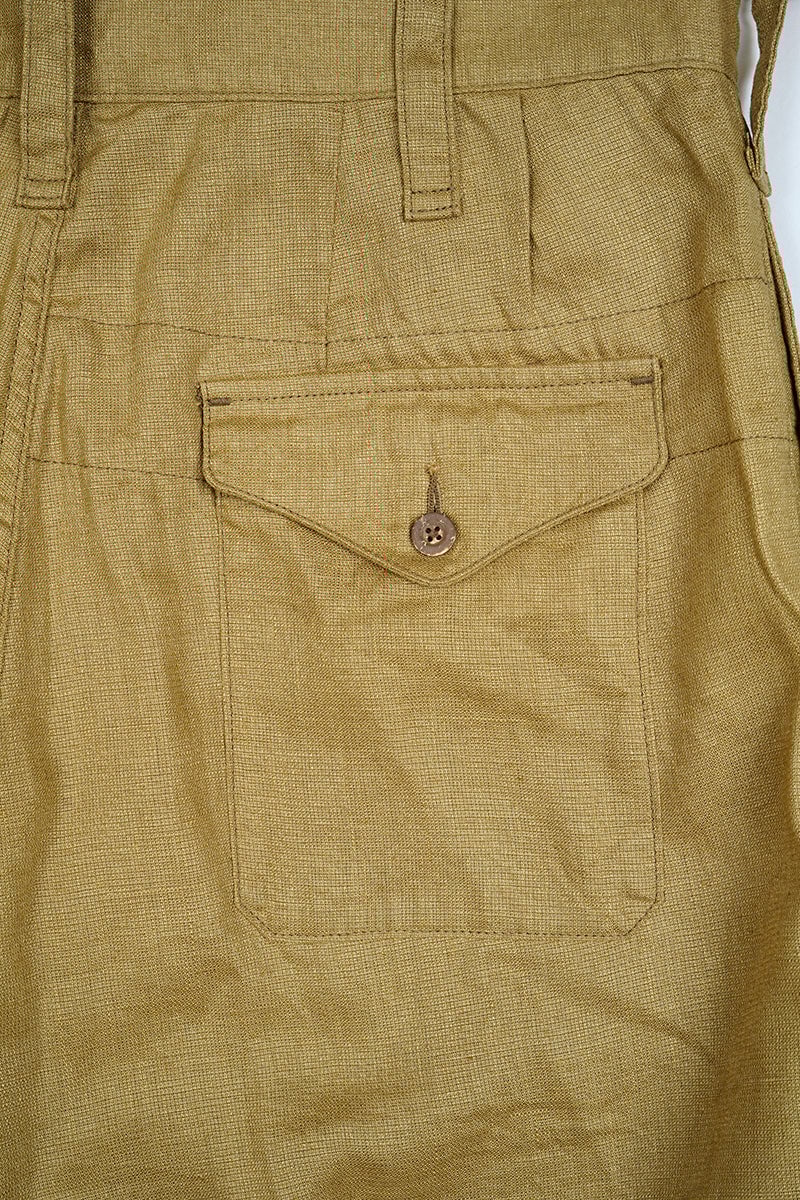 Nigel Cabourn,FIELD SHORT LINEN BASKET | Purveyors