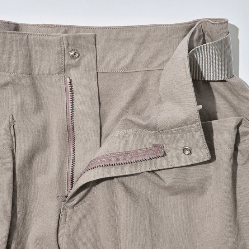 影響亜細亜 パンツ ヤンガオ MOUNTAIN RESEARCH BAMBOO SHOOTS x MOUNTAIN RESEARCH FATIGUE CROPPED PANTS - SATIN