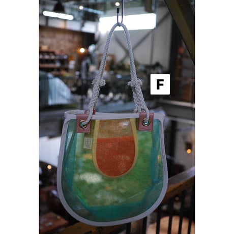 TARASUKIN BONKERS, みかん網のKNOT bag ''ROUND''