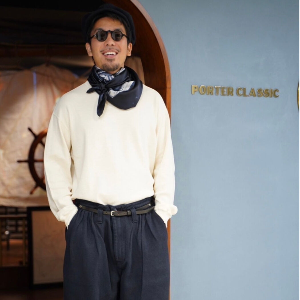 PORTER CLASSIC, H/W THERMAL CREWNECK | Purveyors