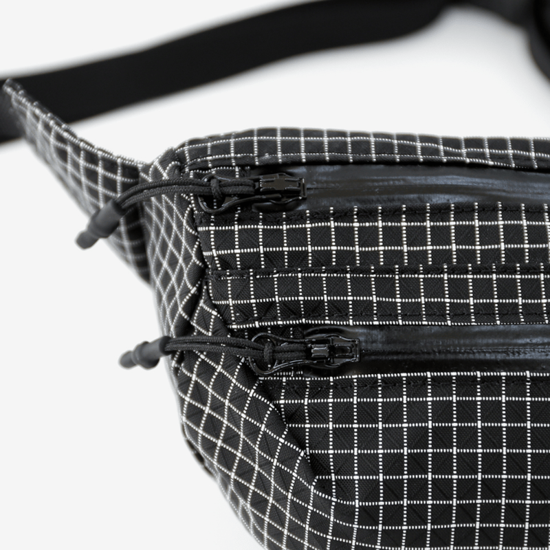 【週末限定値下げ】 CAYL Fanny Pack Grid Black CAYL ケイル Fanny Pack B-Grid - Nicetime Mountain Gallery