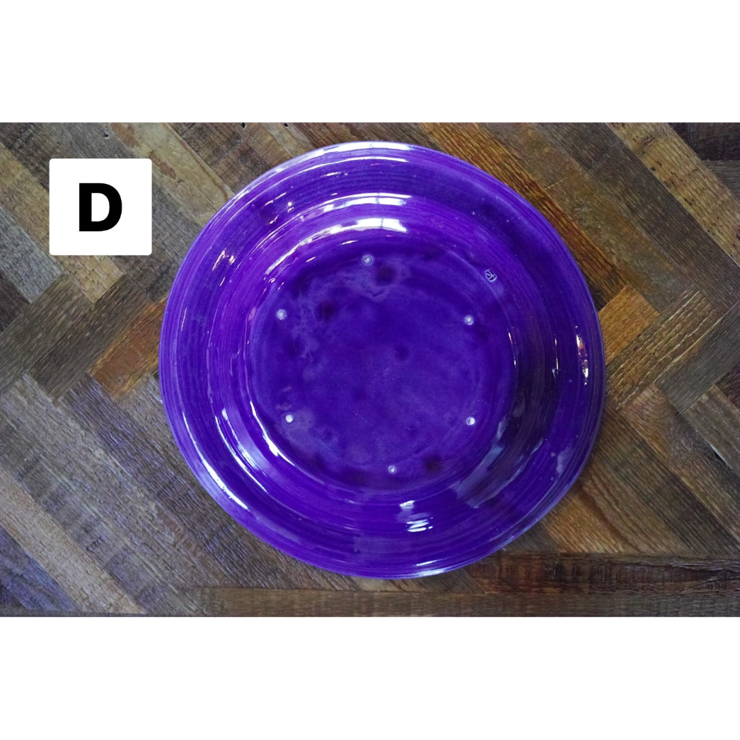 マルリ MARURI PURPLE TABLE 10枚 大皿 丸皿 31センチ 大江憲一、2段リム皿 L (トリ)Purveyors別注 | Purveyors