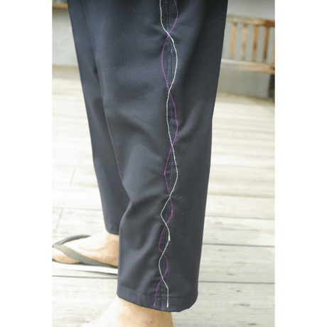 LeeMake, WAVE ST PANTS(ピースマーク刺繍ver)
