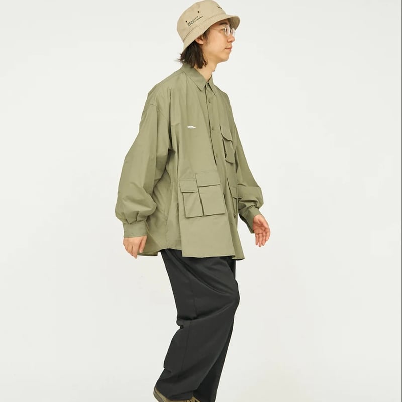 FreshService, NYLON TAFFETA MULTI POCKET SHIRT 