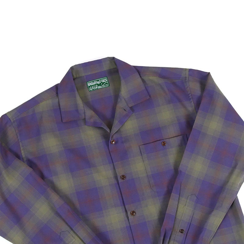 BROWN by 2-tacs,Open collar（L/S） | Purveyors