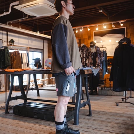 musica print works　スウェットショートパンツ