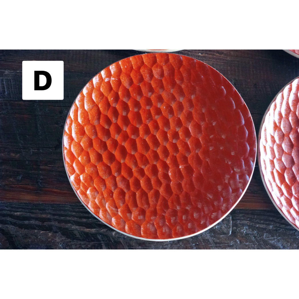 バーベキュー・調理用品 Akihiro Plate Urushi Hybrid Red 210 Akihiro Wood Works, Akihiro Plate Urushi Hybrid