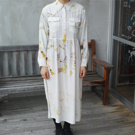 PORTER CLASSIC, ALOHA ELLY DRESS CUPIDON