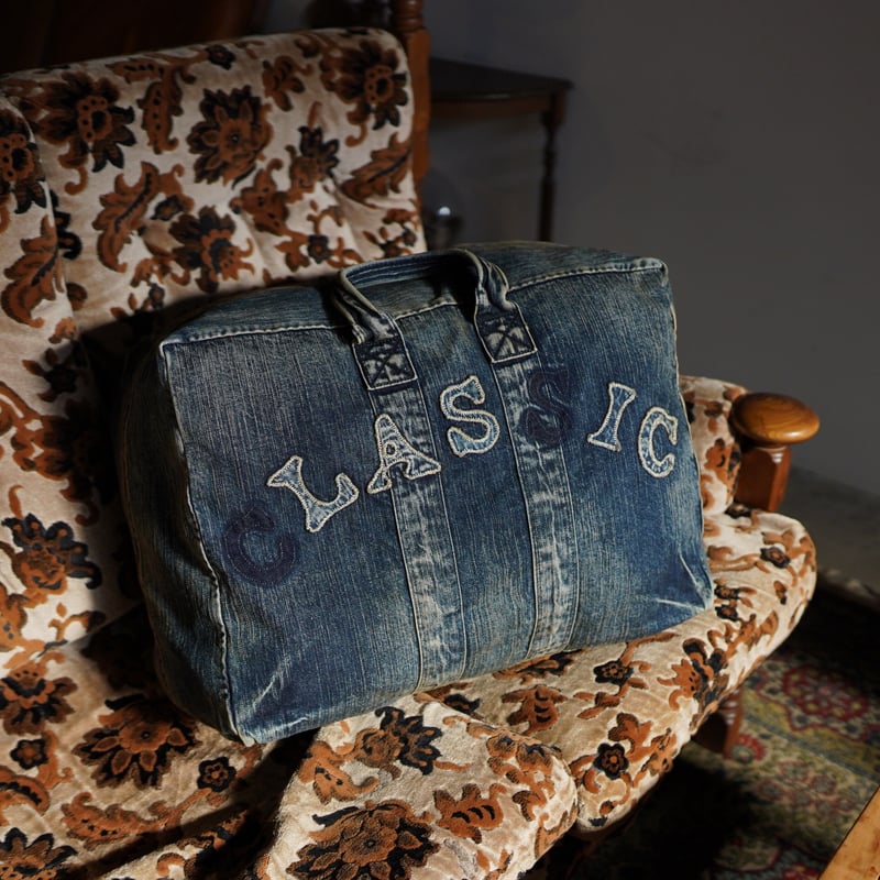 PORTER CLASSIC, VINTAGE DENIM BAG M (NEW) | Pur PORTER CLASSIC, VINTAGE DENIM BAG M (NEW) | Pur