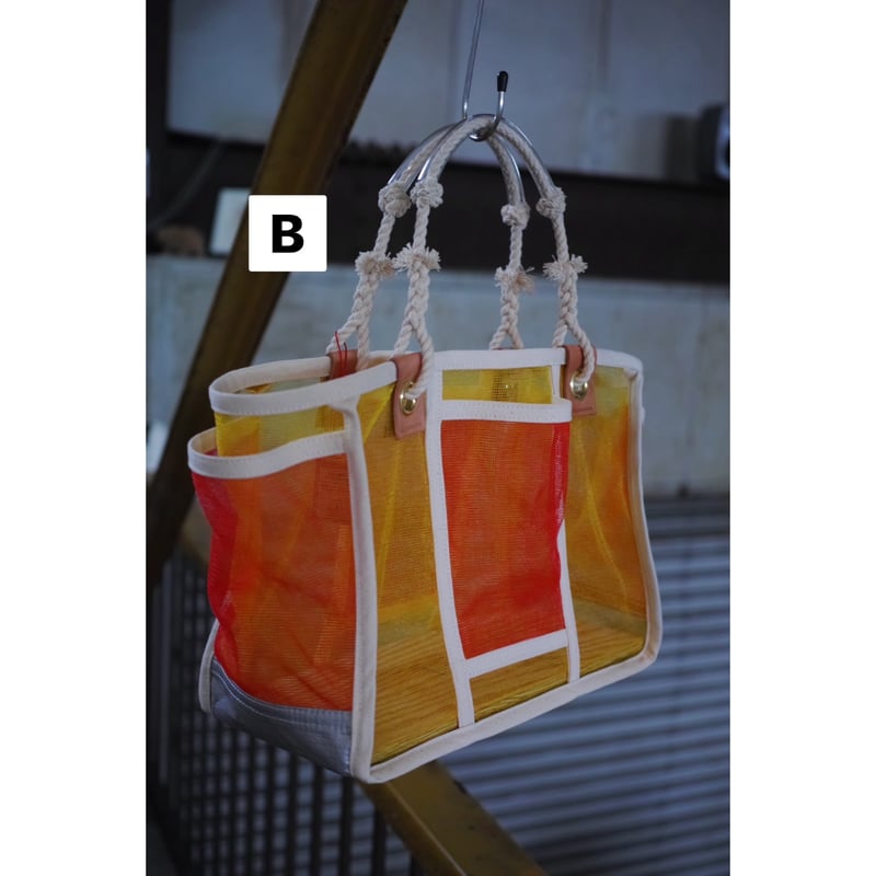 TARASUKIN BONKERS, みかん網のKNOT bag ''TOOL TOTE''
