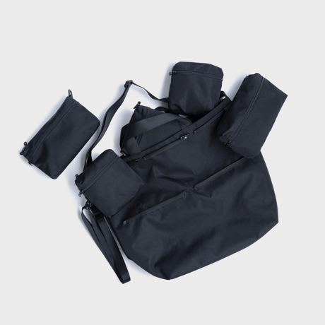 FADEN, Chaos grid shoulder bag 「006_Greenwood」