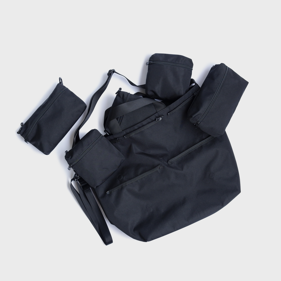 FADEN, Chaos grid shoulder bag 「006_Greenwood」