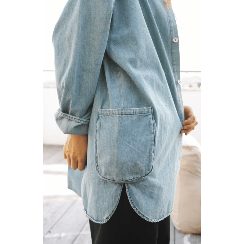 ポータークラシックCANNERY ROW DENIM SHIRT JACKET PORTER CLASSIC】CANNERY ROW DENIM SHIRT JACKET-SLOW&STEADY