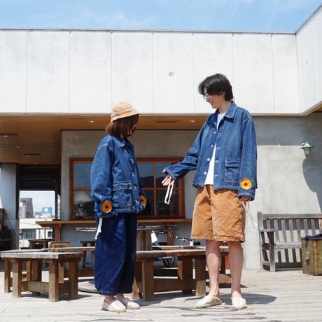 MONOSTEREO,Sunflower Fields Denim Jacket