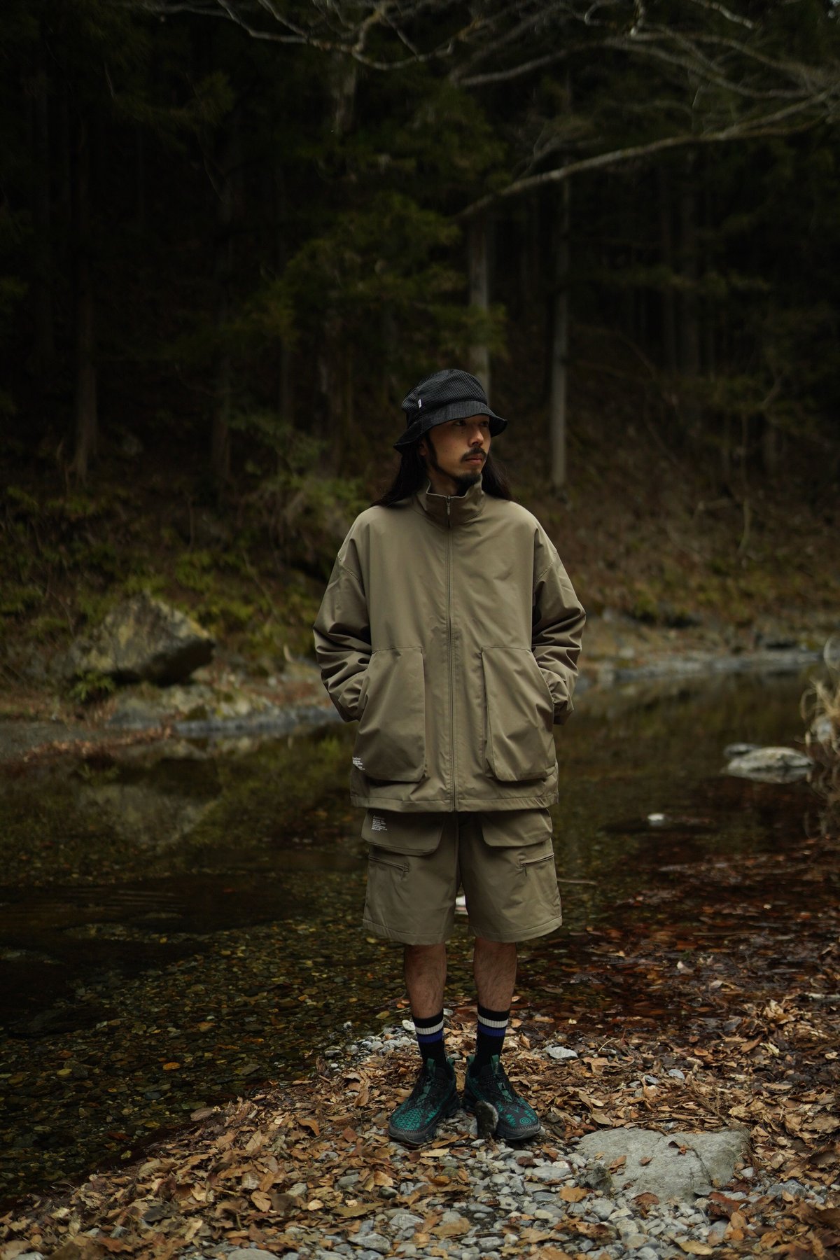 FreshService, SOLOTEX TWILL FUNCTIONAL SHORTS |