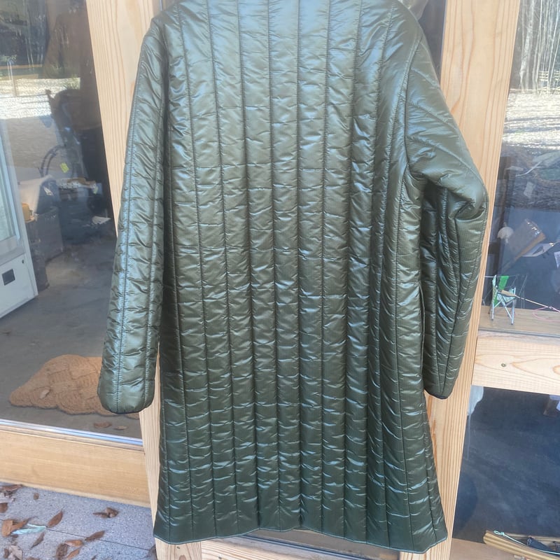South2 West8, Quilted V Neck Coat Nylon Ripstop