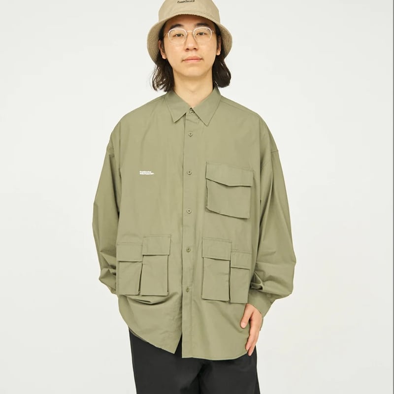 FreshService, NYLON TAFFETA MULTI POCKET SHIRT 