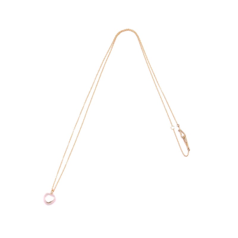PORTER CLASSIC, NATURAL HEART PEARL GOLD NECKLA