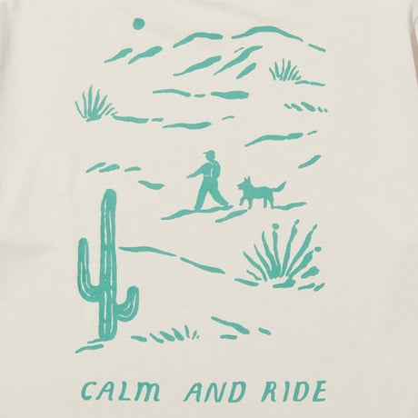 CALM AND RIDE, TRAVEL T-SHIRTS DESERT