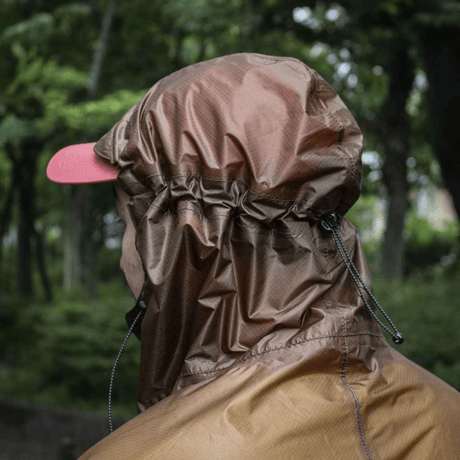 FAIRWEATHER, packable rain poncho