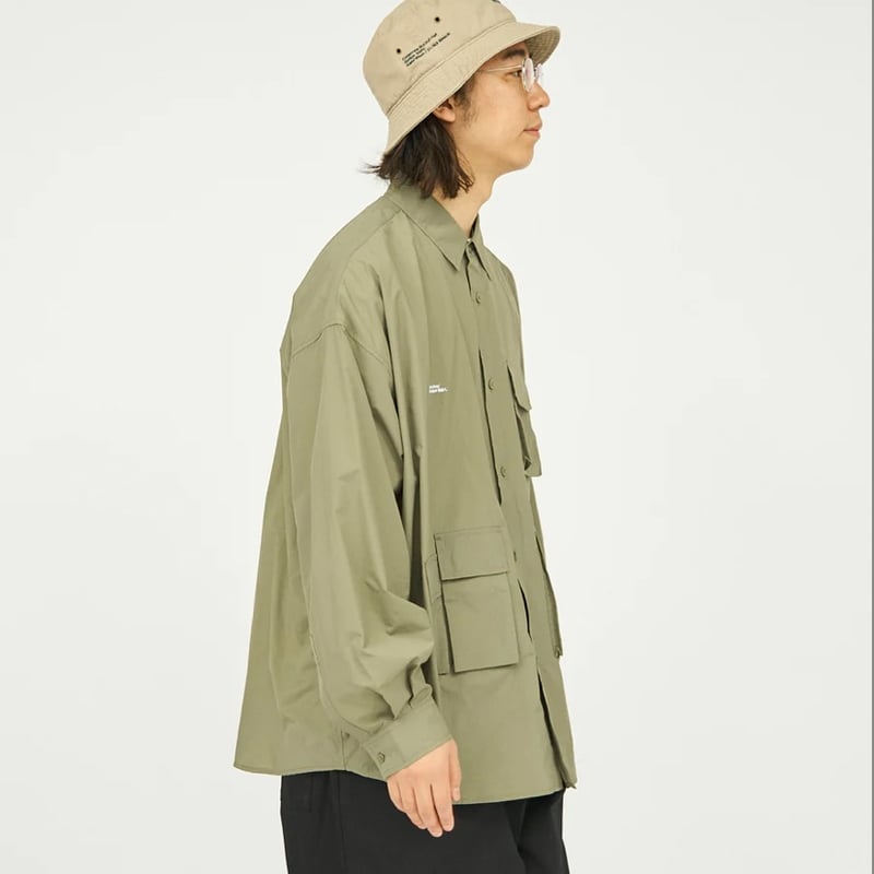 FreshService, NYLON TAFFETA MULTI POCKET SHIRT 