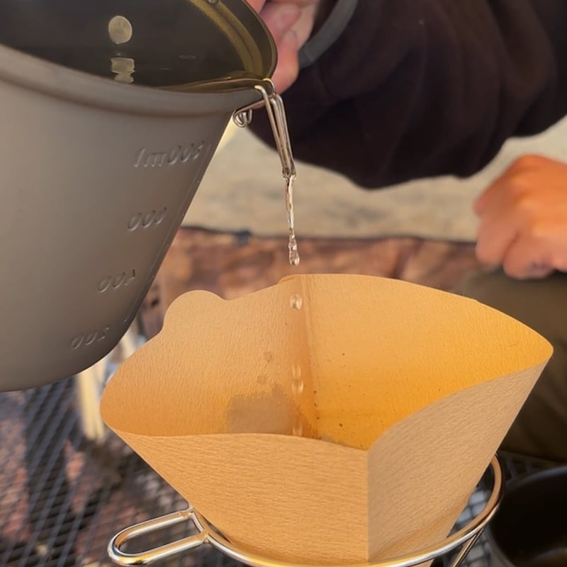 ミステリーランチ　ギアケース　チタンシェラカップ　コーヒーグラインダー カルギイ ドリクリップ2nd-T ケース付【純チタン製 注ぎ口