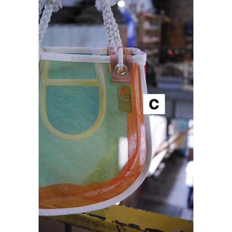 TARASUKIN BONKERS, みかん網のKNOT bag ''ROUND''