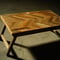 wood life service, フォールディングテーブルS　ヘリンボーン