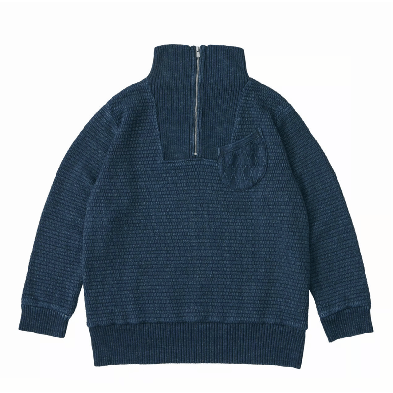PORTER CLASSIC, BEATNIK KENDO KNIT HALF ZIP | P