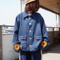 MONOSTEREO,Sunflower Fields Denim Jacket
