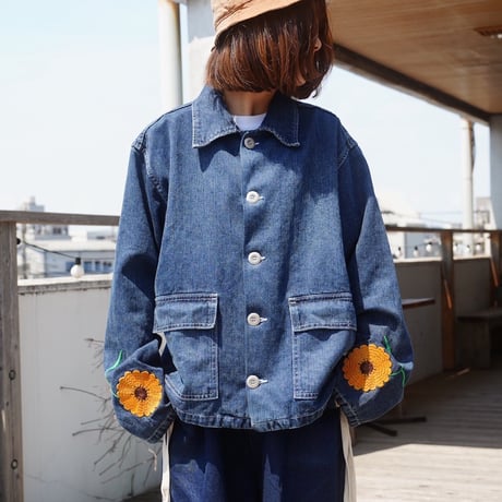 MONOSTEREO,Sunflower Fields Denim Jacket