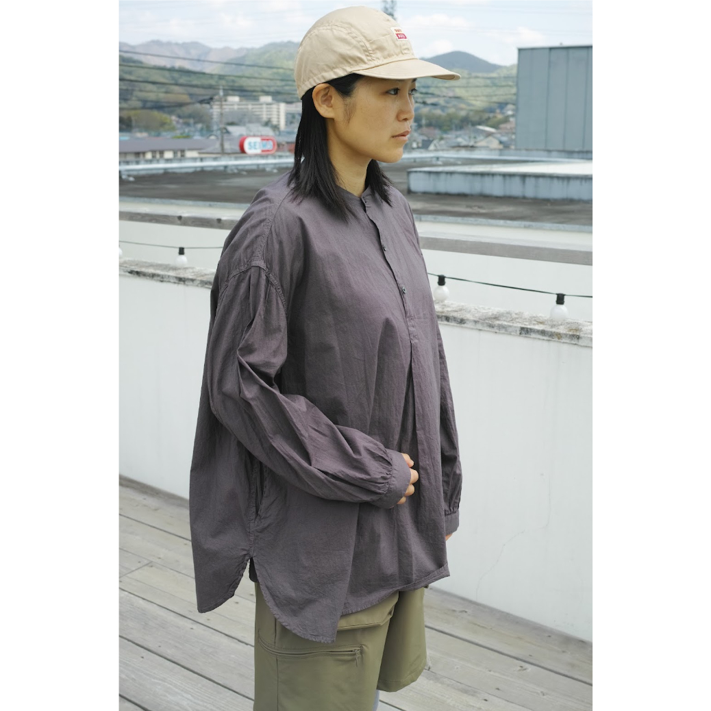 holk コットンリネンシャツ holk, pullover shirt | Purveyors