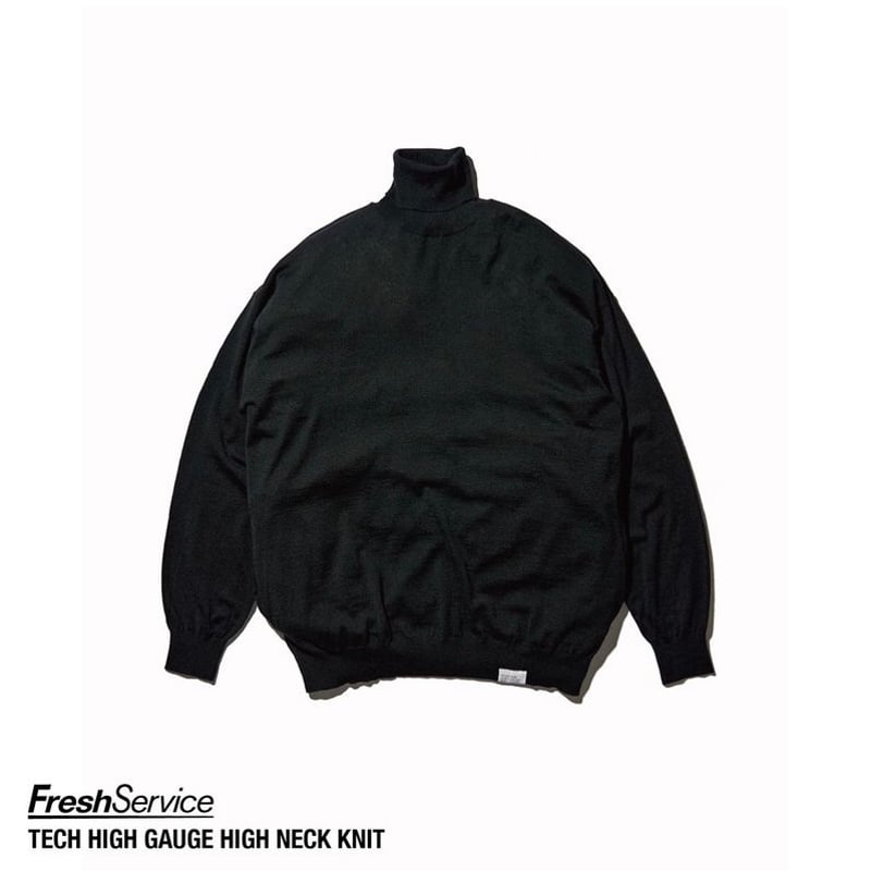 FreshService, TECH HIGH GAUGE HIGH NECK KNIT |