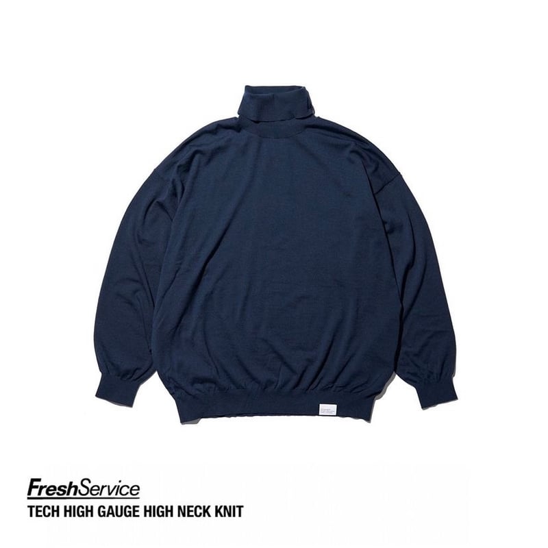 FreshService, TECH HIGH GAUGE HIGH NECK KNIT |