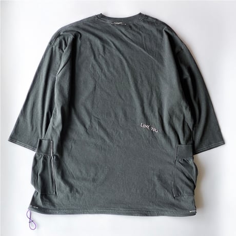 LeeMake,3/4 SLEEVE PK T