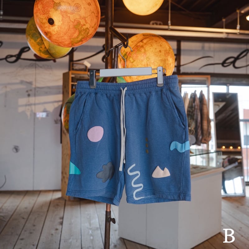 musica print works スウェットショートパンツ | Purveyors