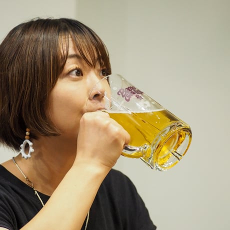 DUCKROW DEPART, BEERはGASOLINEビールジョッキ