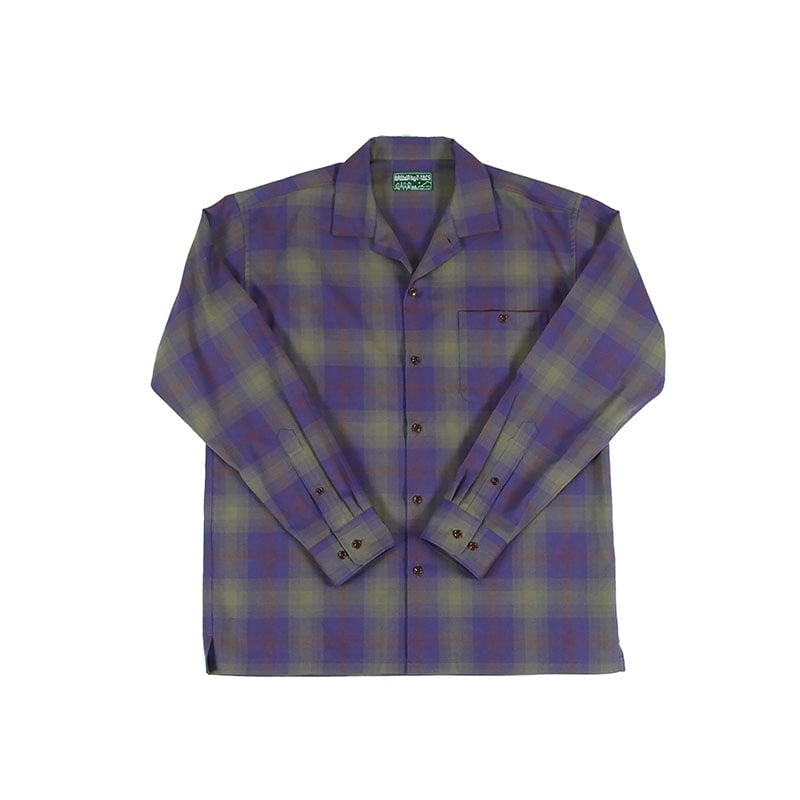 BROWN by 2-tacs,Open collar（L/S） | Purveyors